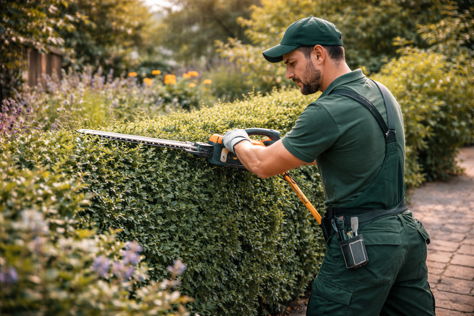 Beispiel einer gestalteten Außenanlage